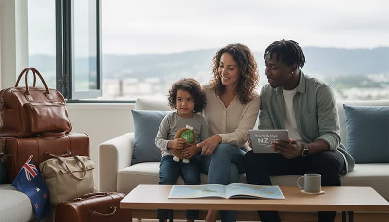 Como trazer sua família para a Nova Zelândia se você tem um Student Visa